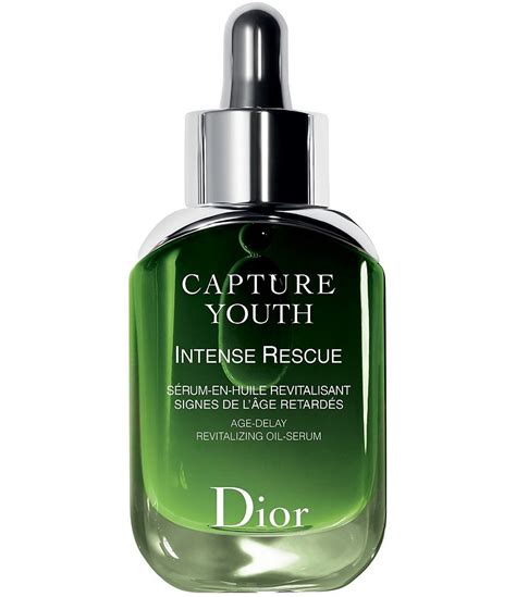 dior capture youth intense rescue age delay revitalizing oil serum|Dior Capture youth skin care.